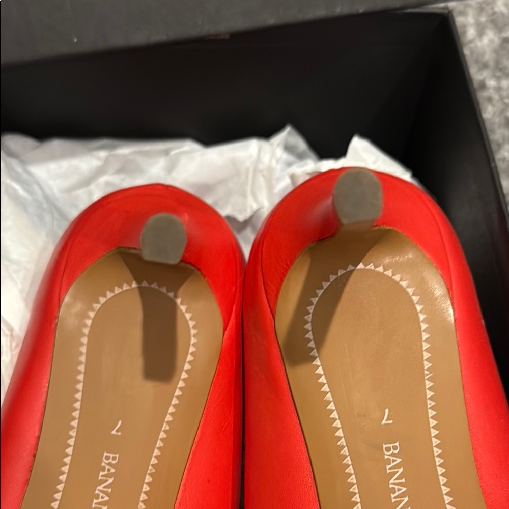 Banana Republic Red Stiletto Heels - Picture 3 of 5